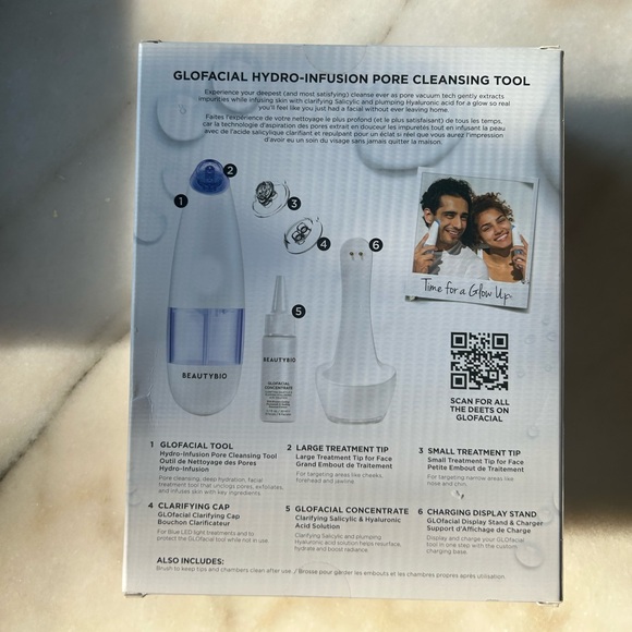 Beautybio Glofacial Hydro-Infusion Pore Cleansing Tool NIB💙 - Picture 3 of 13